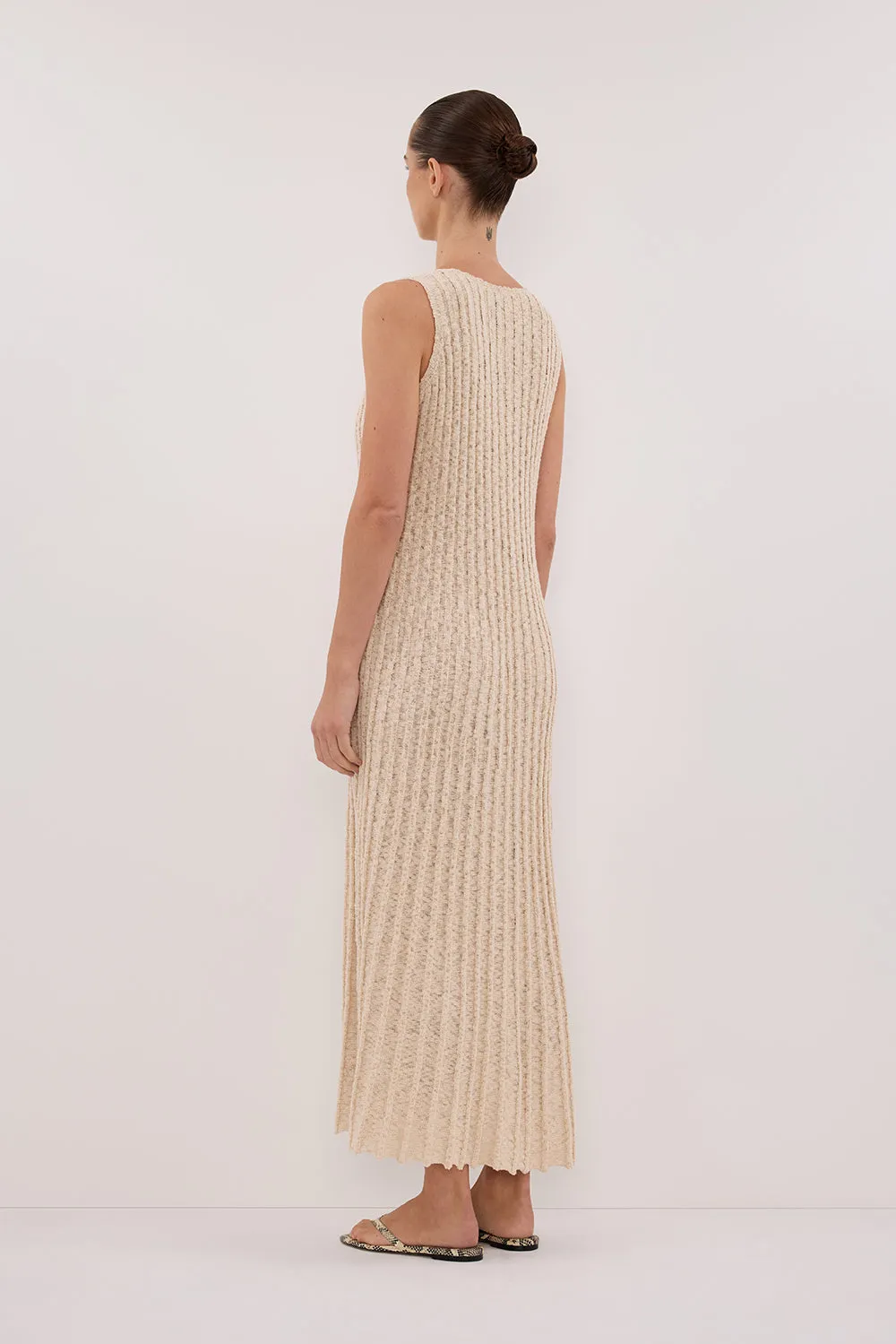 LEN NATURAL KNIT MAXI DRESS sold by Dissh product image thumbnail 4