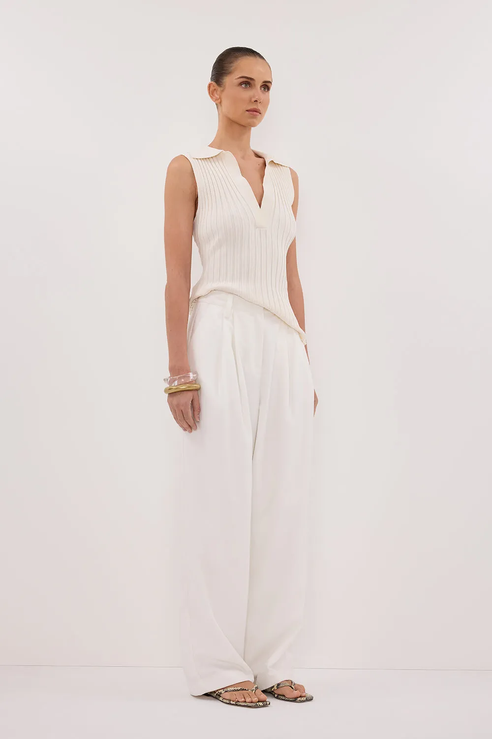 HAL PLASTER SLEEVELESS KNIT TOP sold by Dissh product image thumbnail 3