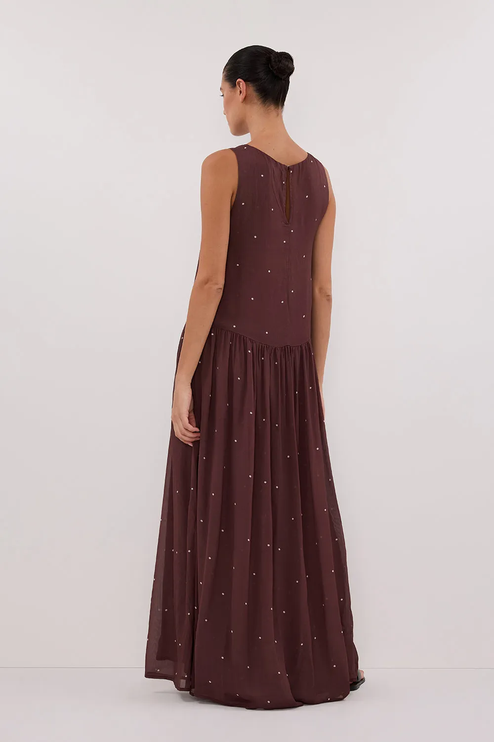 MELROSE WALNUT MIDI DRESS sold by Dissh product image thumbnail 4