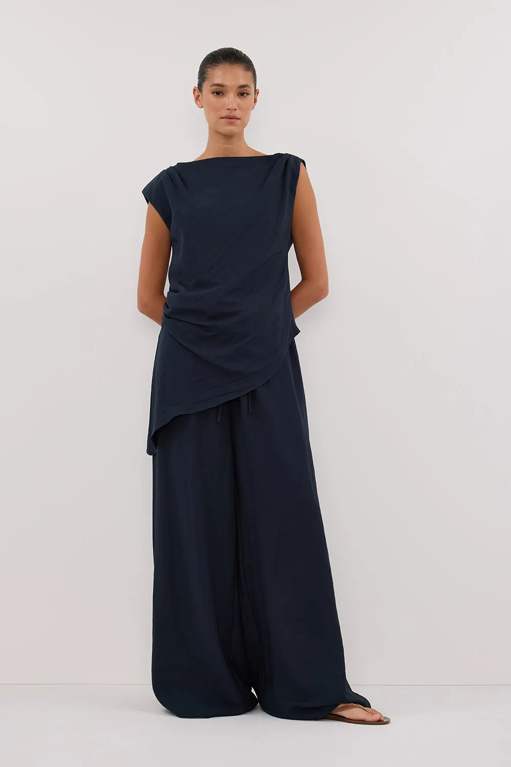 SHYLA SLATE ASYM TOP sold by Dissh product image thumbnail 2