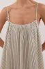 PALMA CREAM SILK BLEND MIDI DRESS sold by Dissh
