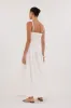 TOBY WHITE COTTON MIDI DRESS sold by Dissh