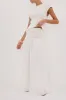 SIERRA WHITE TEXTURED MIDI SKIRT sold by Dissh
