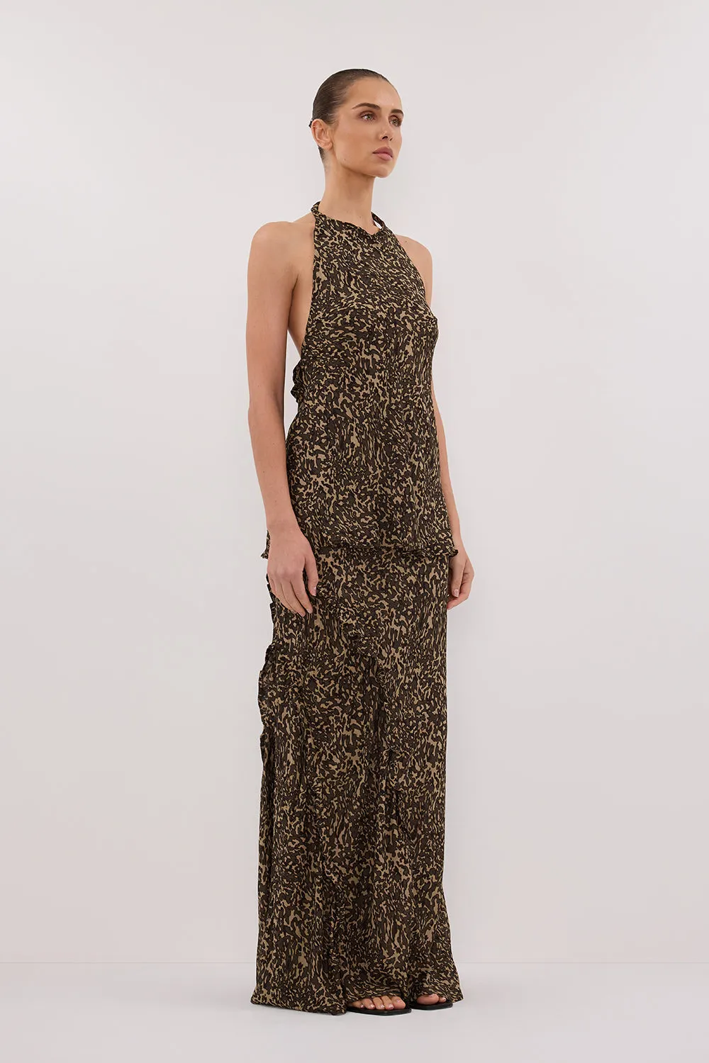 MARVILLA CHOC MIDI SKIRT sold by Dissh product image thumbnail 3