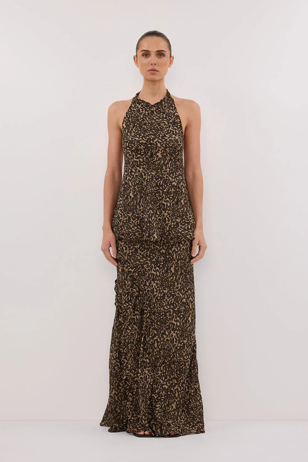 MARVILLA CHOC MIDI SKIRT sold by Dissh