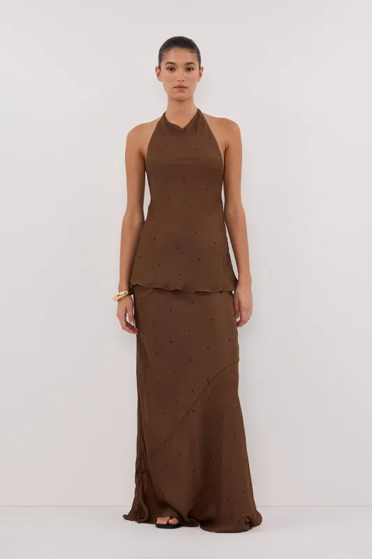 MELROSE FONDANT MIDI SKIRT sold by Dissh