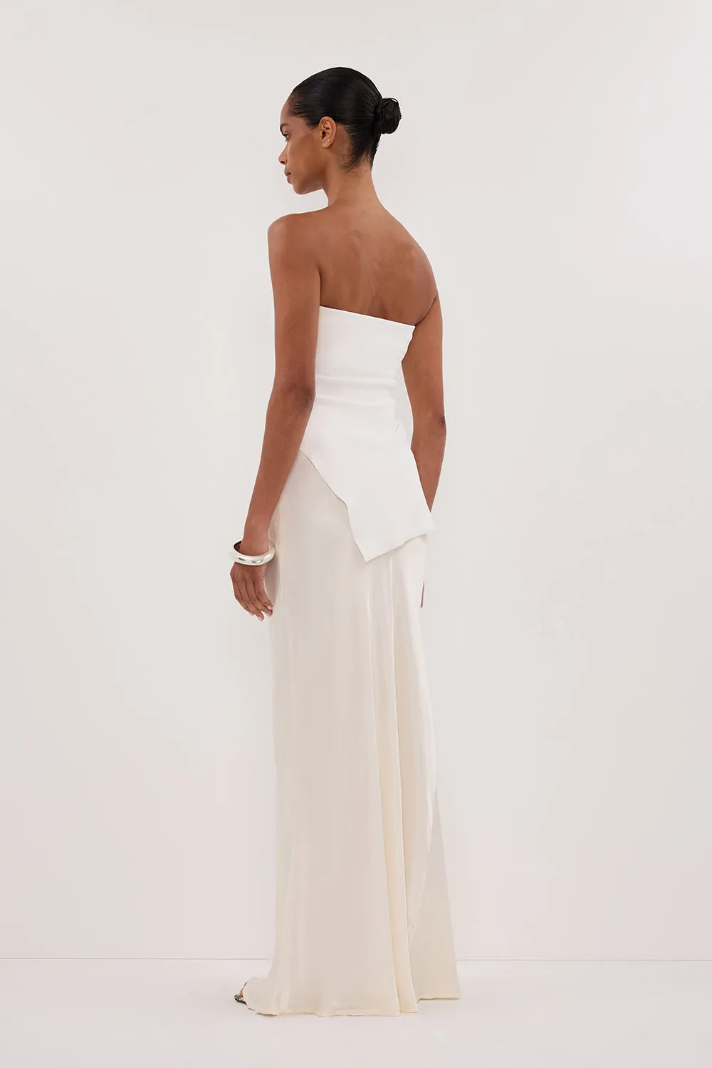 LUKE OFF WHITE LONGLINE BANDEAU TOP sold by Dissh product image thumbnail 4