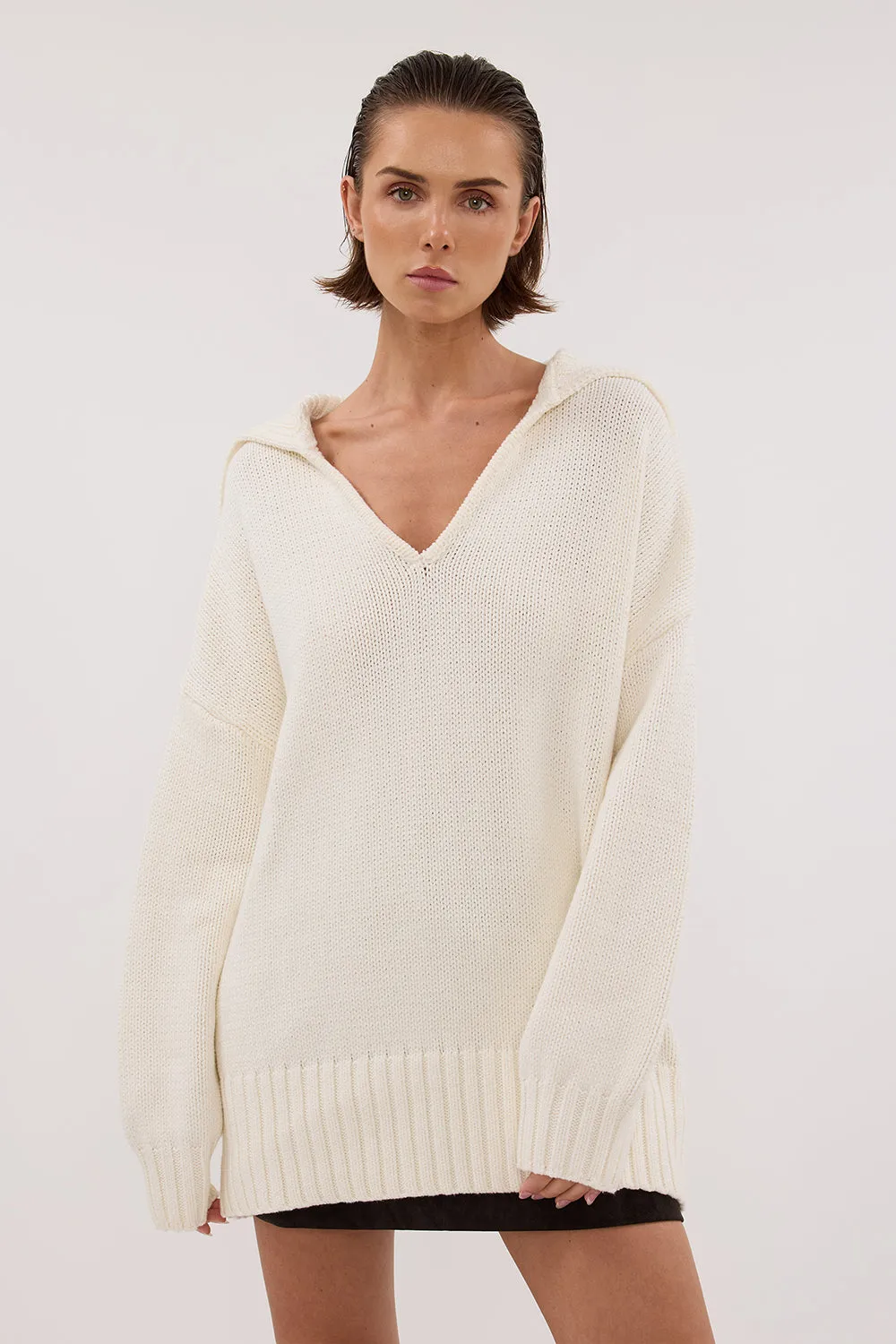 FRANKIE OFF WHITE SAILOR JUMPER sold by Dissh product image thumbnail 2