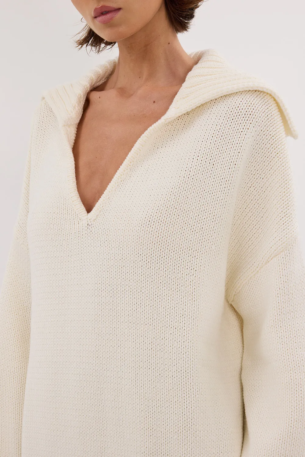 FRANKIE OFF WHITE SAILOR JUMPER sold by Dissh product image thumbnail 5