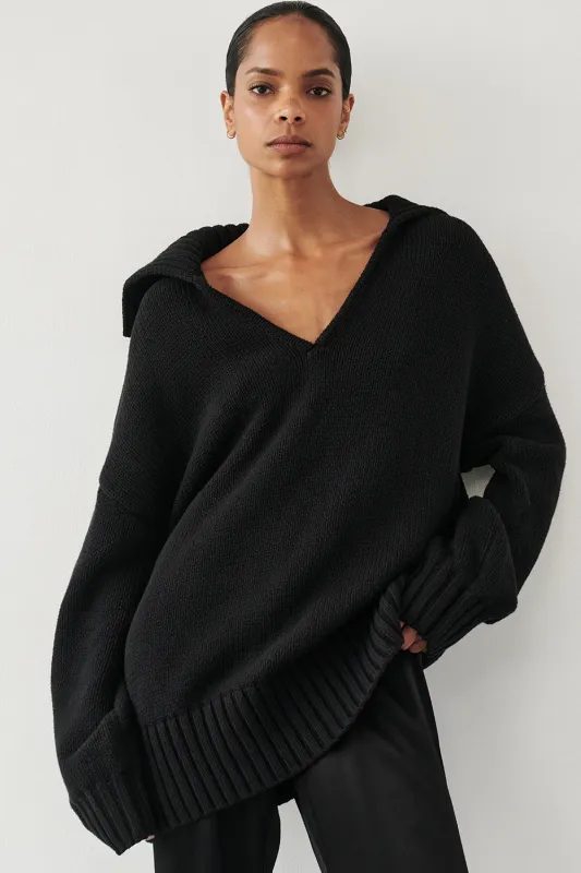 FRANKIE BLACK SAILOR JUMPER sold by Dissh