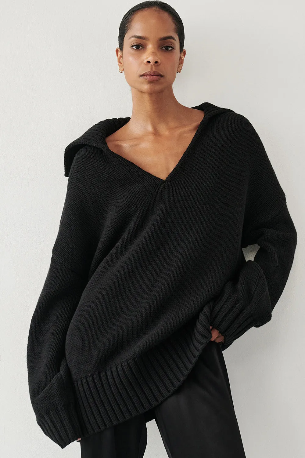 FRANKIE BLACK SAILOR JUMPER sold by Dissh