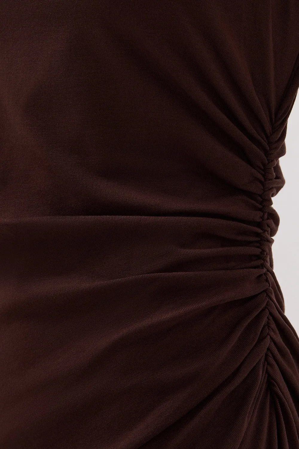 HADLEY CHOC SLEEVELESS KNIT MAXI DRESS sold by Dissh product image thumbnail 5