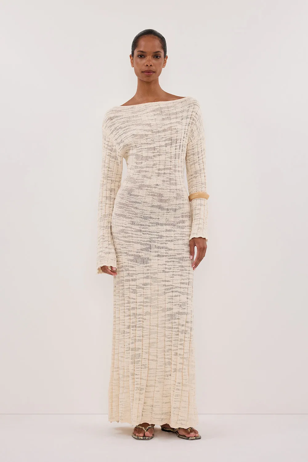 CIA NATURAL LONG SLEEVE MAXI DRESS sold by Dissh product image thumbnail 2