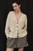 HUGO CLAY KNIT CARDIGAN sold by Dissh