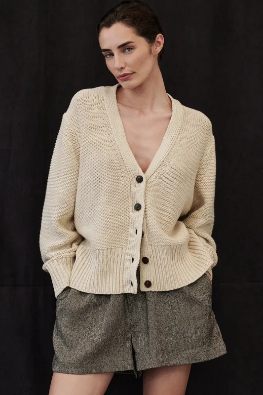 HUGO CLAY KNIT CARDIGAN sold by Dissh