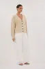 HUGO CLAY KNIT CARDIGAN sold by Dissh