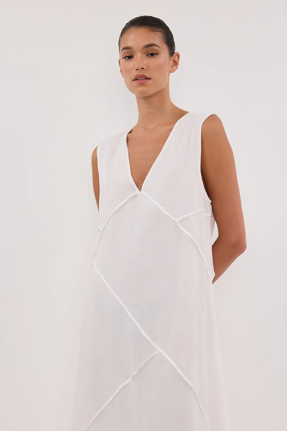 JONA WHITE RAMIE MIDI DRESS sold by Dissh product image thumbnail 2