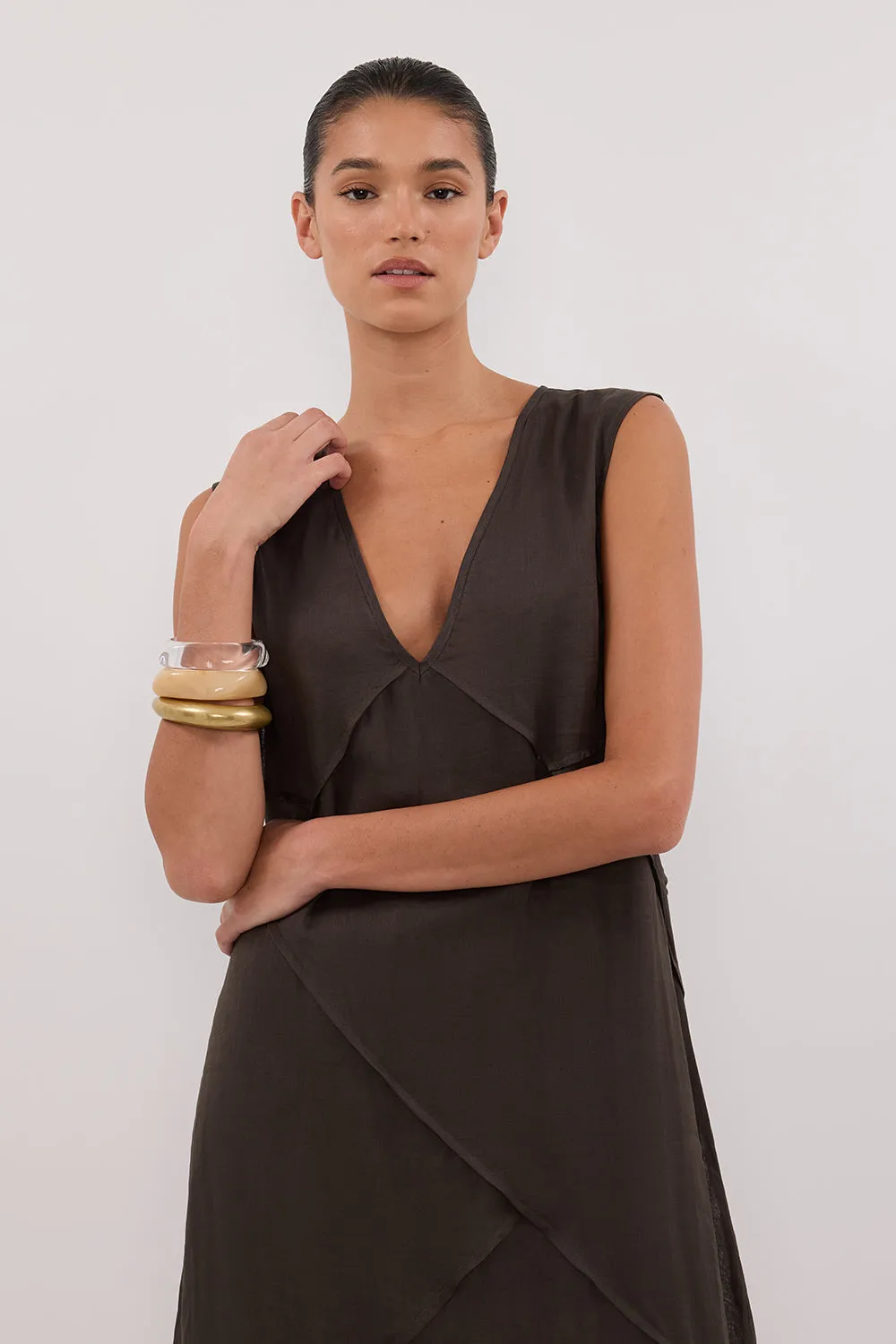 JONA PETROL RAMIE MIDI DRESS sold by Dissh product image thumbnail 2