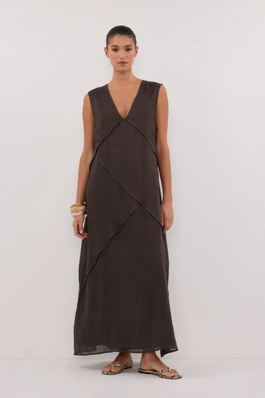 JONA PETROL RAMIE MIDI DRESS sold by Dissh