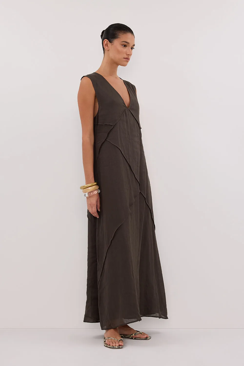 JONA PETROL RAMIE MIDI DRESS sold by Dissh product image thumbnail 3