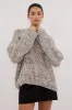 MARLEY IVORY CHOC SPECKLE JUMPER sold by Dissh
