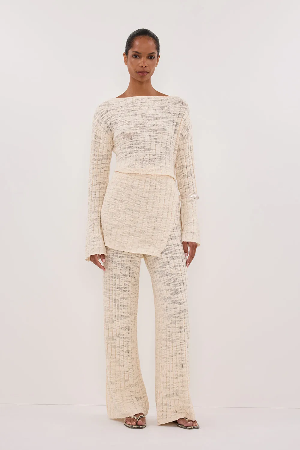 CIA NATURAL LONG SLEEVE KNIT TOP sold by Dissh product image thumbnail 3