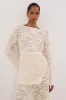 CIA NATURAL LONG SLEEVE KNIT TOP sold by Dissh