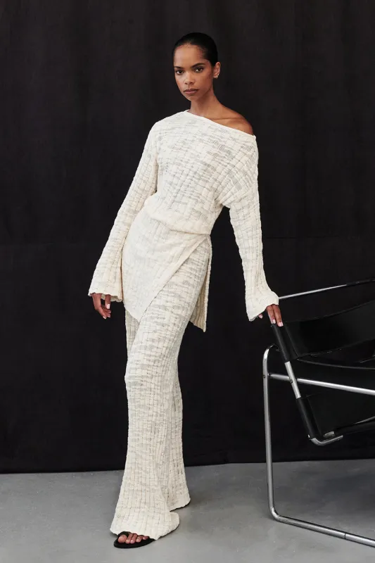 CIA NATURAL LONG SLEEVE KNIT TOP sold by Dissh