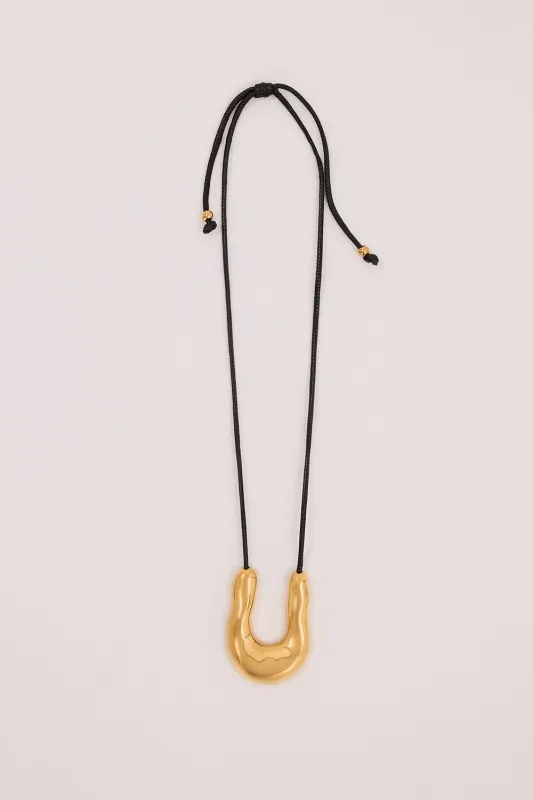 NOAH THE LABEL GOLD FLUID NECKLACE made by Dissh