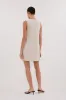 LOTUS NATURAL LINEN MINI DRESS sold by Dissh
