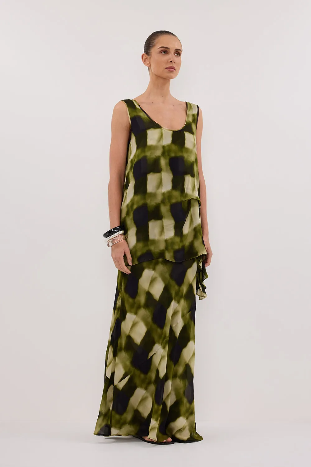 BRONX MOSS MIDI SKIRT sold by Dissh product image thumbnail 3