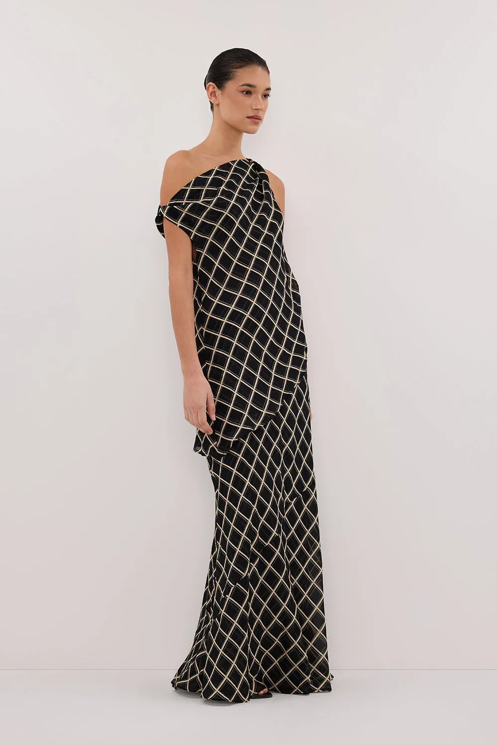 ARLINGTON BLACK MIDI SKIRT sold by Dissh product image thumbnail 3