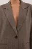 FRANKIE CHOC OVERSIZED TWEED BOYFRIEND BLAZER sold by Dissh