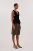 LIZZIE BLACK LACE PEPLUM TOP sold by Dissh