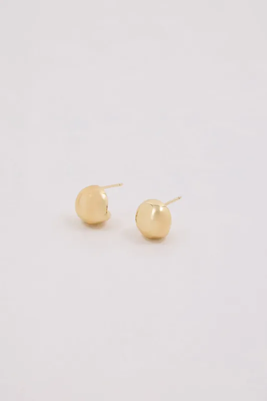 F+H GOLD HAMMERED BALL STUDS sold by Dissh
