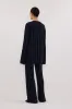 JAZZ INDIGO CREW NECK KNIT TOP sold by Dissh