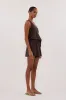 ISLA BITTER CHOC SILK SHORT sold by Dissh