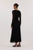 LIZZIE BLACK LACE LONG SLEEVE MAXI DRESS sold by Dissh