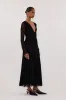 LIZZIE BLACK LACE LONG SLEEVE MAXI DRESS sold by Dissh