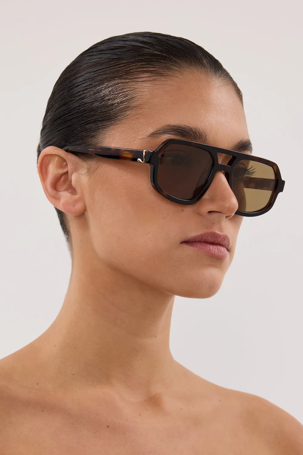 LUV LOU THE BANKS KHAKI SUNGLASSES sold by Dissh product image thumbnail 2