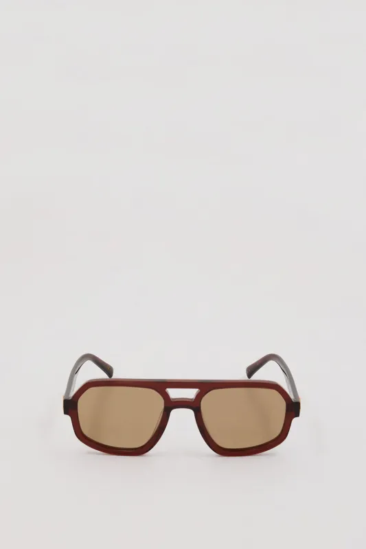 LUV LOU THE BANKS CHERRY SUNGLASSES made by Dissh