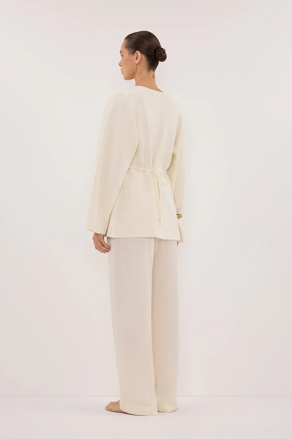 MONICA CREAM SATIN PANT sold by Dissh product image thumbnail 5