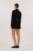 COHEN BLACK CINCHED BLAZER sold by Dissh