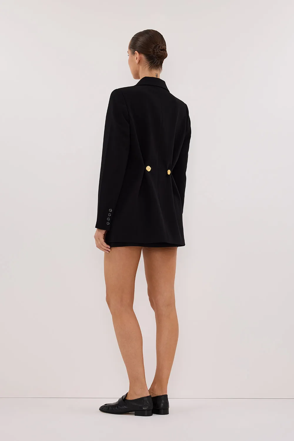 COHEN BLACK CINCHED BLAZER sold by Dissh product image thumbnail 4