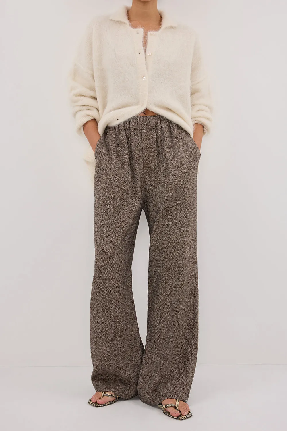 FRANKIE CHOC TWEED PANT sold by Dissh product image thumbnail 3