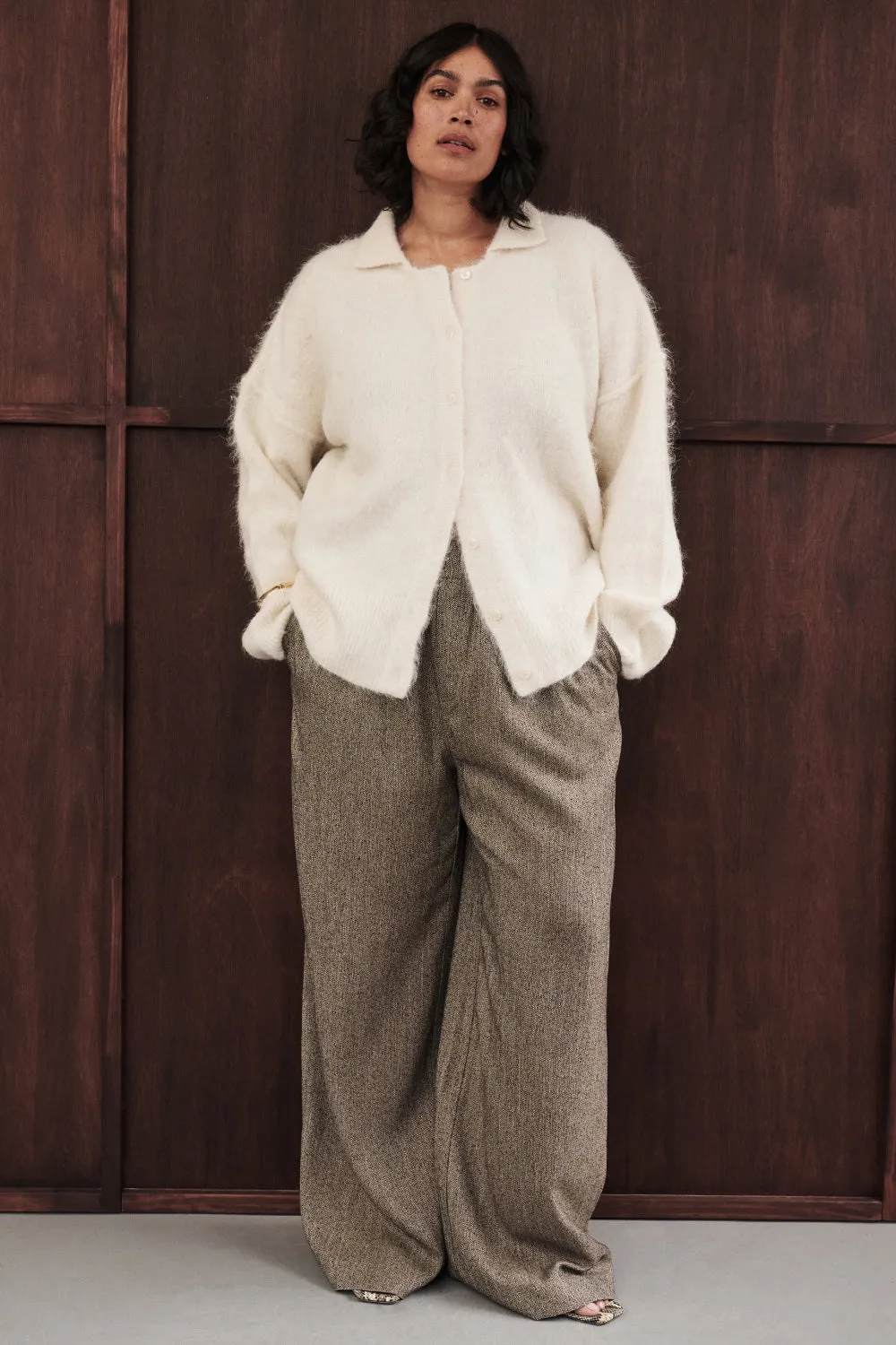 FRANKIE CHOC TWEED PANT sold by Dissh product image thumbnail 2