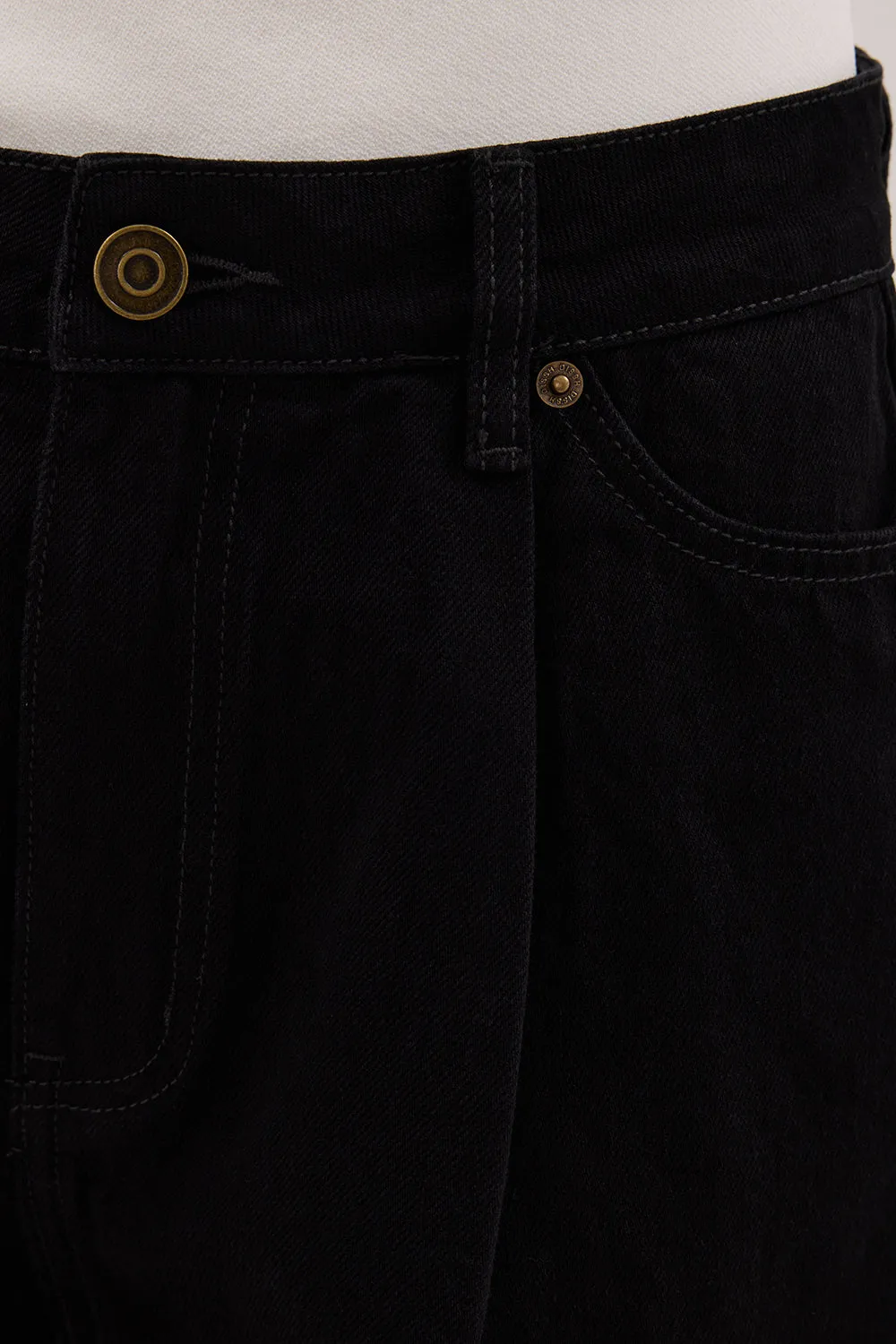 JACK JET BLACK DENIM BERMUDA SHORT sold by Dissh product image thumbnail 5
