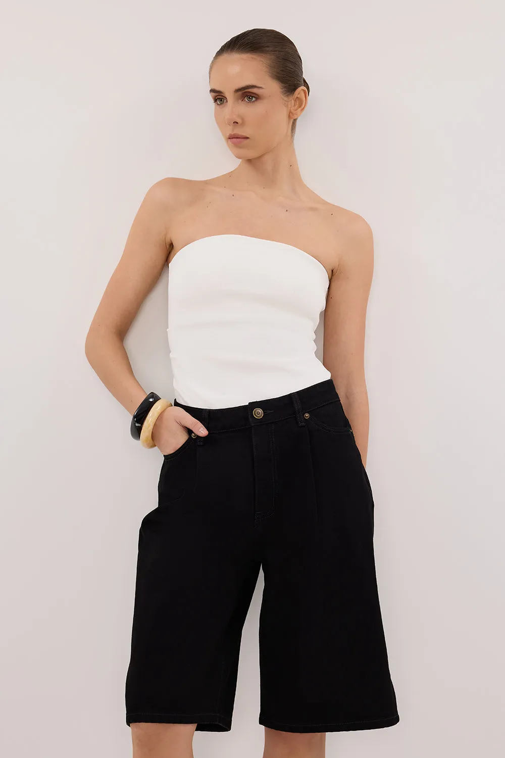 JACK JET BLACK DENIM BERMUDA SHORT sold by Dissh product image thumbnail 2