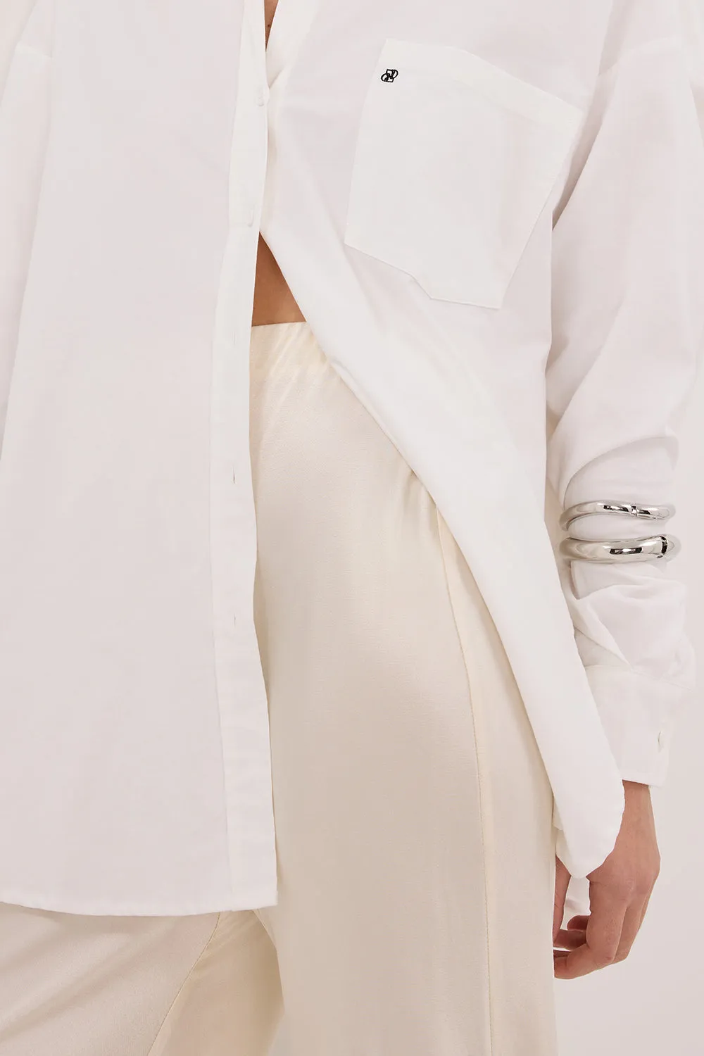 NIKKI CREAM SATIN BIAS PANT sold by Dissh product image thumbnail 5