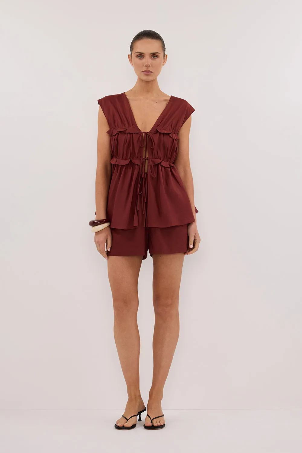 QUINN SAHARA LINEN SHORT sold by Dissh product image thumbnail 2